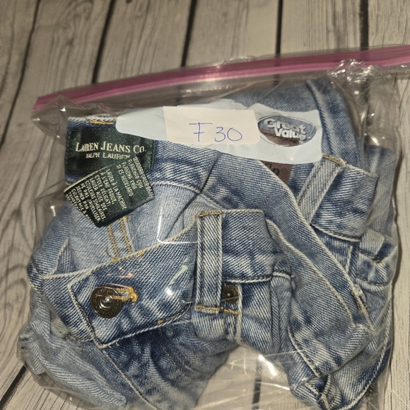 VTG LRL Ralph Lauren Jeans Denim Women’s Sz 12 Blue Bootcut High Rise 31” Inseam - Picture 12 of 12